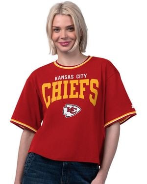 Starter Kansas City Chiefs Ace Cropped-oversized T-shirt - Red