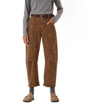Hush Cordi Barrel Leg Pants - Brown