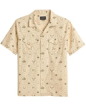 Pendleton Short-sleeve Collar Shirt - Natural