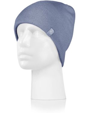 Heat Holders Diana Flat Knit Watch Cap - Blue