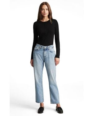 Mavi Savannah High Rise Straight Leg In - Blue