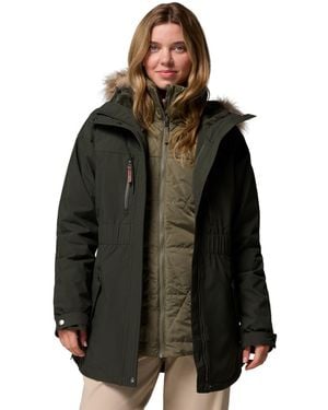 Columbia Payton Pass Ii Interchange Insulated Hooded Puffer Jacket - Brown