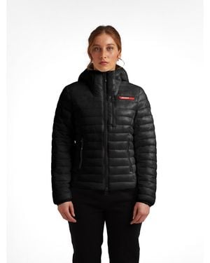 Jacket Satell1te Padded Hooded Jacket - Black