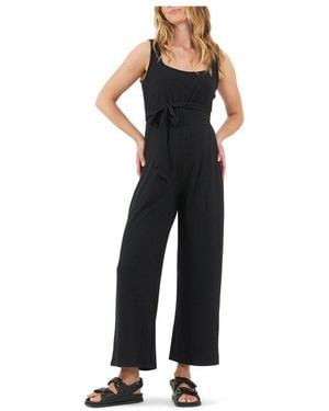 Ripe Maternity Maternity Bobby Rib Jumpsuit - Black