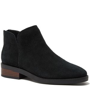 Lands' End Essential Zip Up Ankle Booties - Black