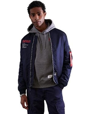 Alpha Industries L-2b Nasa Gen Ii Flight Jacket - Blue