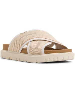 Roxy Capri Round Toe Flat Sandals - Multicolor