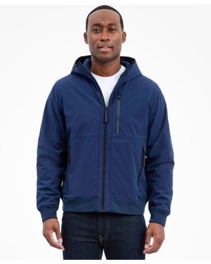 Michael Kors Hooded Softshell Jacket - Blue