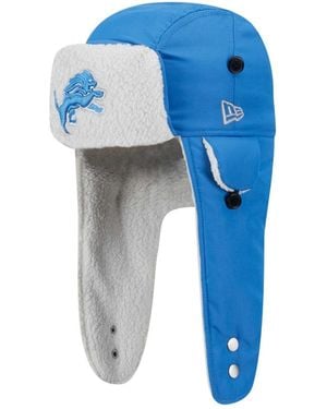 KTZ Detroit Lions Sherpaâ Trapper Hat - Blue