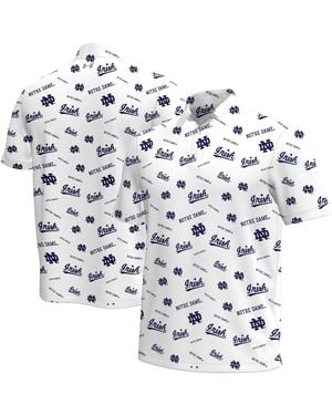 Under Armour Notre Dame Fighting Irish Gameday Armourfuse Polo Shirt - White