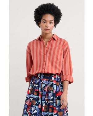Seasalt Cornwall Sea Path Shirt - Red