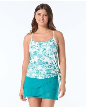 Coco Reef Stella Scoop Neck Tankini Top - Blue