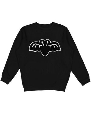 Sweet Wink Big Boys 10-12 Bat Patch Halloween Sweatshirt - Black
