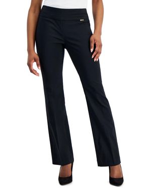 INC International Concepts Petite Mid-rise Bootcut Pants - Blue