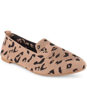 Danskin Cozy Slip-on Loafers - Brown