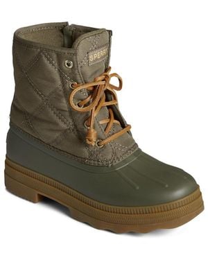 Sperry Top-Sider Saltwater 2.0 Round Toe Boots - Green
