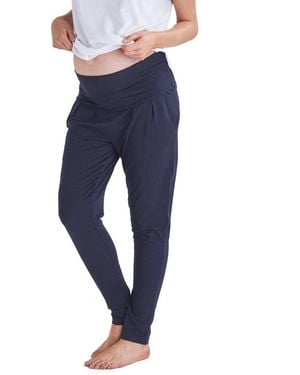 ANGEL MATERNITY Maternity Angel Soft Lounge Pants - Blue