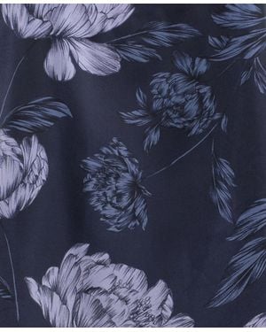 MIDNIGHT BAKERY Printed Top And Pajama Pants - Blue