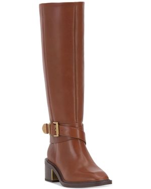 Vince Camuto Gini Extra Wide calf Buckled Knee high Riding Boots in Black Lyst