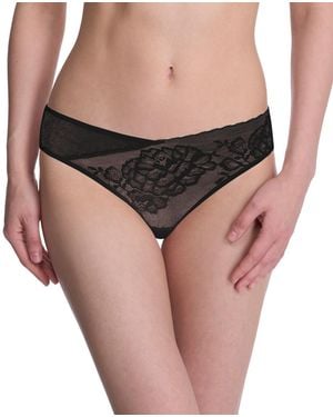Natori Flora Lace Bikini Underwear 773150 - Black