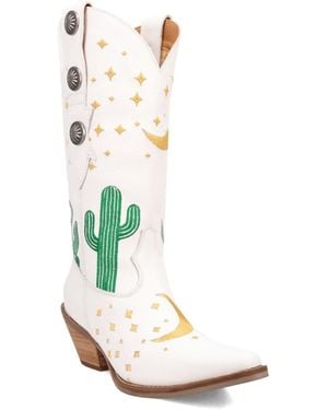 Dingo Pachita Leather Boot - White