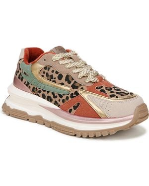 Blowfish Leo Lace Up Platform Sneakers - Pink