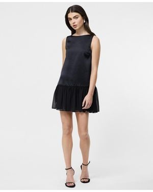 French Connection Pleated Mini Dress - Blue