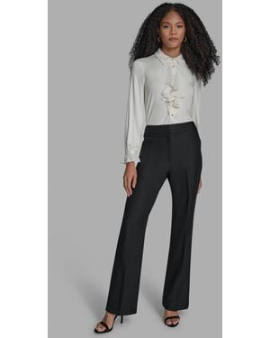 BCBGMAXAZRIA Straight Leg Pants - Gray