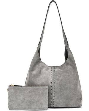 Old Trend Hydrangea Medium Hobo Bag - Gray