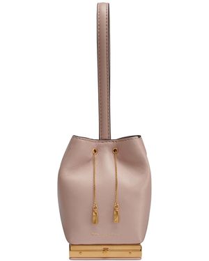 Donna Karan Sisal Leather Clutch - Multicolor