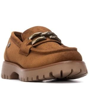 Xti Suede Loafers By - Brown