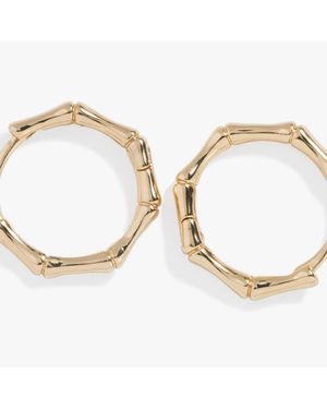 ALEX AND ANI Bamboo Huggie - Metallic