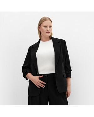 City Chic Abbie Blazer - Black