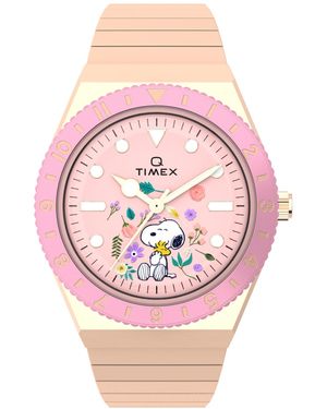 Timex Quartz Analog Stainless Steel Watch - Pink