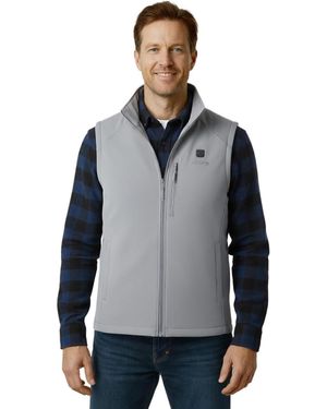 Ororo 4-zone Heated Softshell Vest - Blue
