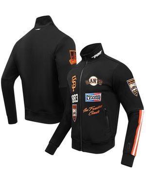 Pro Standard San Francisco Giants Fast Lane Full-zip Track Jacket - Black