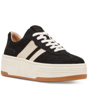 Madden Girl Livvyy Platform Lace-up Sneakers - Black