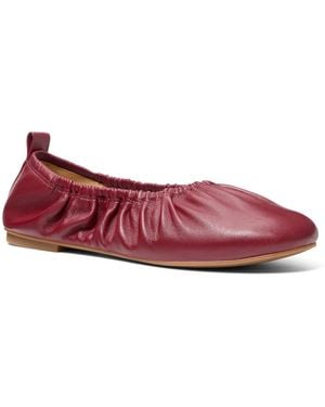 Michael Kors Michael Bri Ruched Ballet Flats - Red