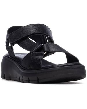 Xti Comfort Wedge Strappy Sandals - Blue