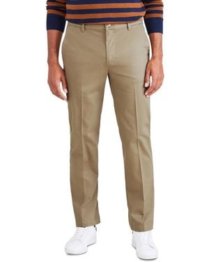 Dockers Signature Straight Fit Iron Free Khaki Pants - Natural