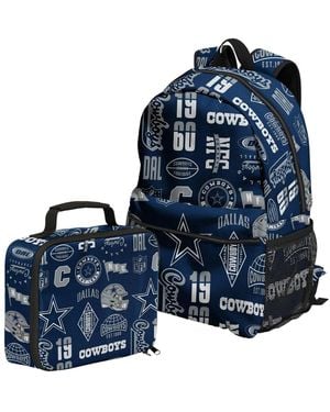 Outerstuff Dallas Cowboys Backpack And Lunchbox Set - Blue