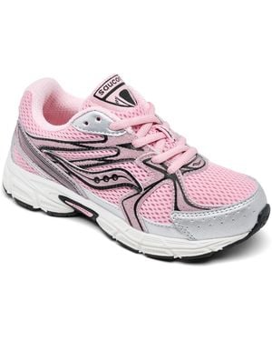 Saucony Little Kids Ride Millennium Casual Sneakers From Finish Line - Pink