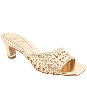 Kenneth Cole Arita Single Strap Slip-on Dress Sandals - Natural