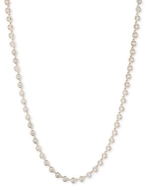 Ralph Lauren Cubic Zirconia Tennis Necklace - White