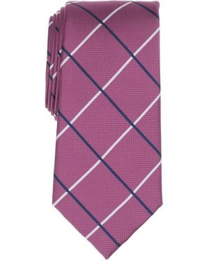 Club Room Maine Grid Tie - Purple