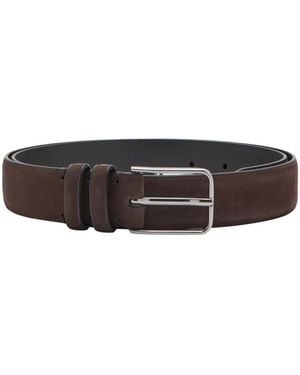 Mango Nappa Leather Belt - White