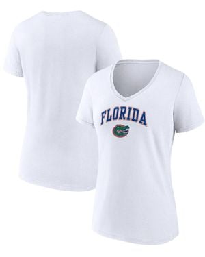 Fanatics Florida Gators Evergreen Campus V-neck T-shirt - White