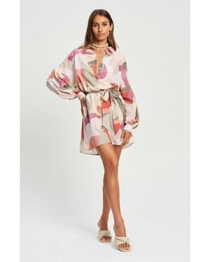 ST MRLO Bligh Shirt Dress - White