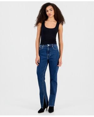 Blank NYC After Party Split-seam Slim-straight Jeans - Blue