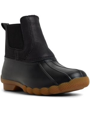 Sperry Top-Sider Saltwater Chelsea Duck Ankle Boots - Black